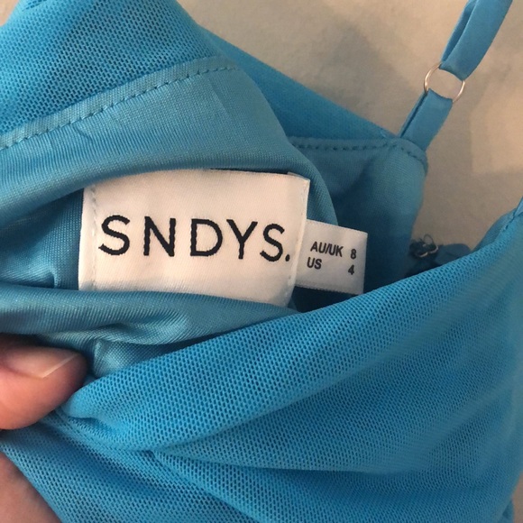 SNDYS Simone Dress in Blue - Picture 5 of 5